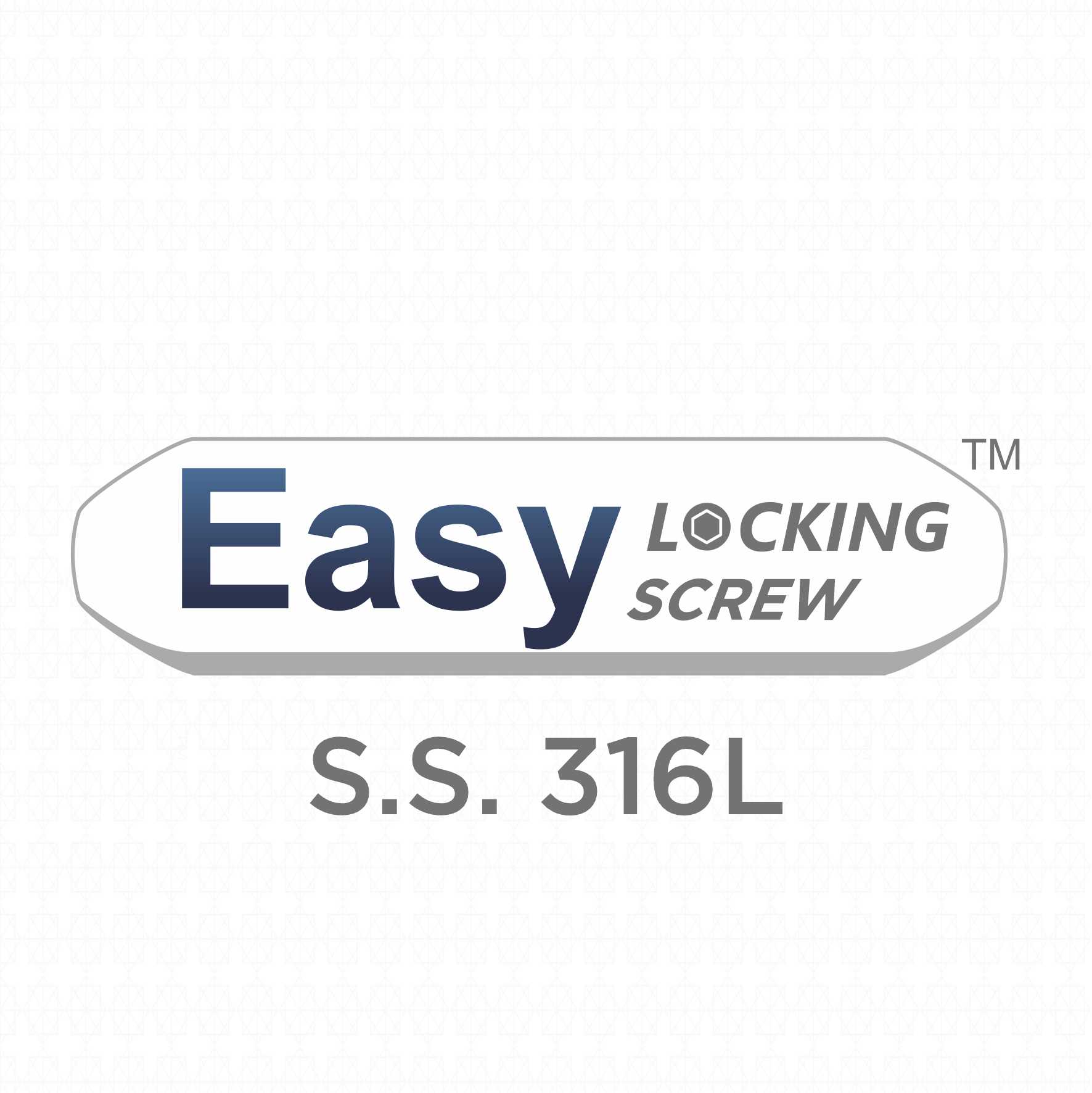 EASY LOCKING SCREW S.S. 316L