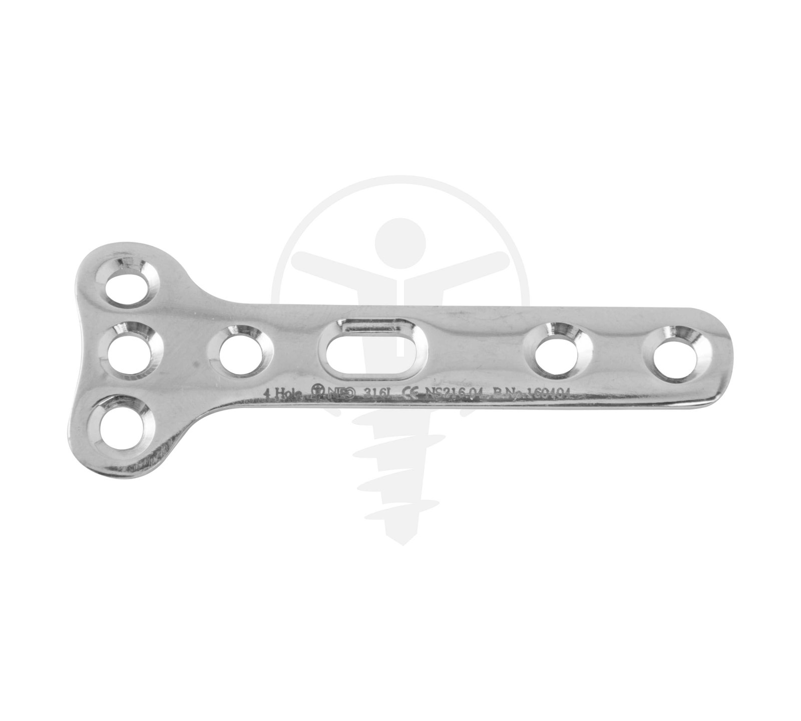 T RADIUS PLATE Ø3.5mm